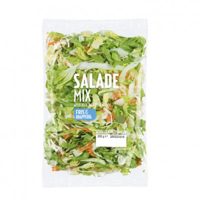 video làm việc máy đóng gói salad rau